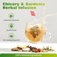 Chicory and Gardenia Tea  Burdock Root Tea  Liver and Kidney Detox  Eight Organic Herbal Ingredients  Including Chicory Root  Dandelion Root  and More  Chinese Herbal Tea Bags (30 Bags)