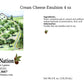 OLIVENATION Cream Cheese Emulsion Baking Flavor, Water Soluble, 4 Fl Oz, Gluten Free