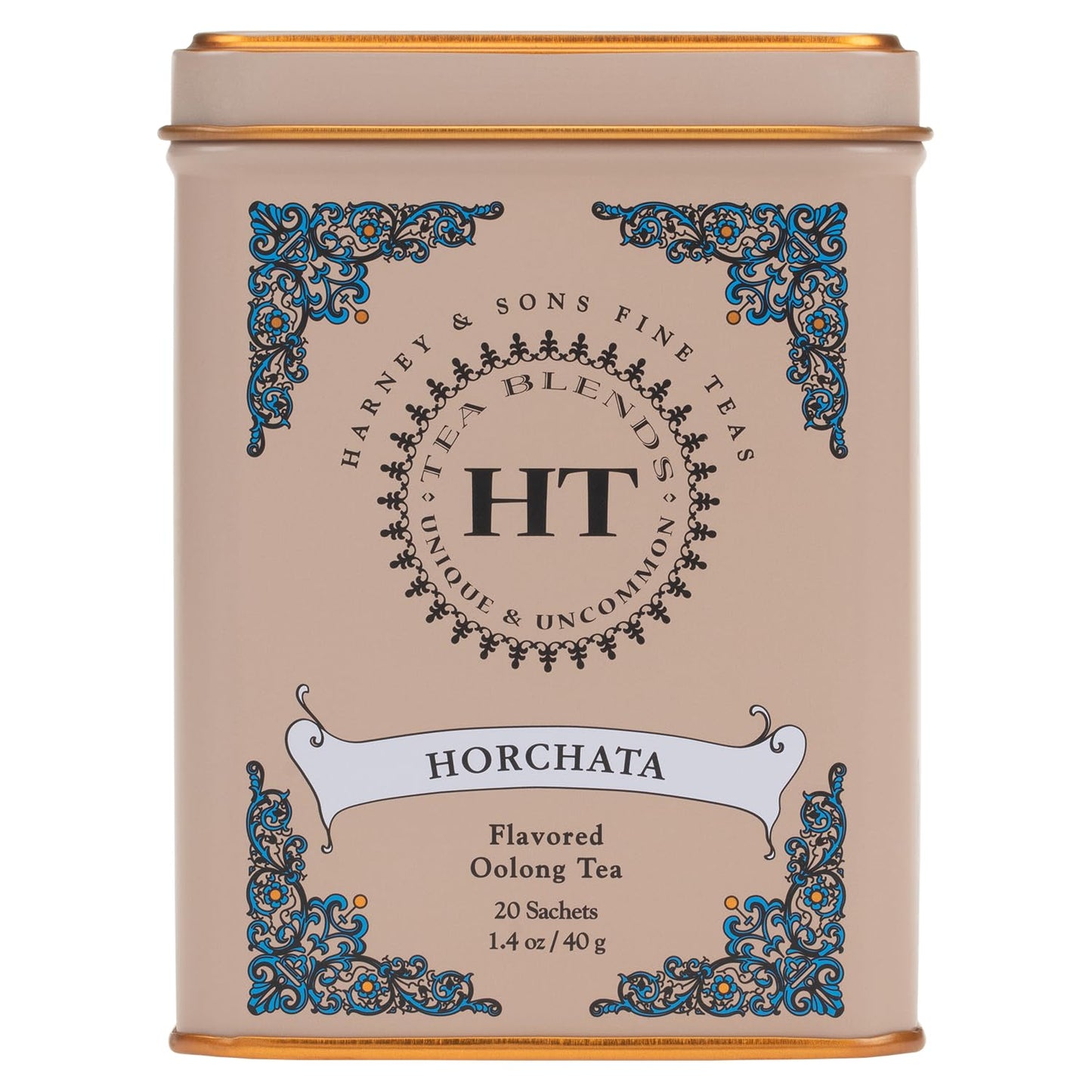 Harney & Sons Flavored Oolong Tea, Horchata, 20 Sachets, Model 01-1857