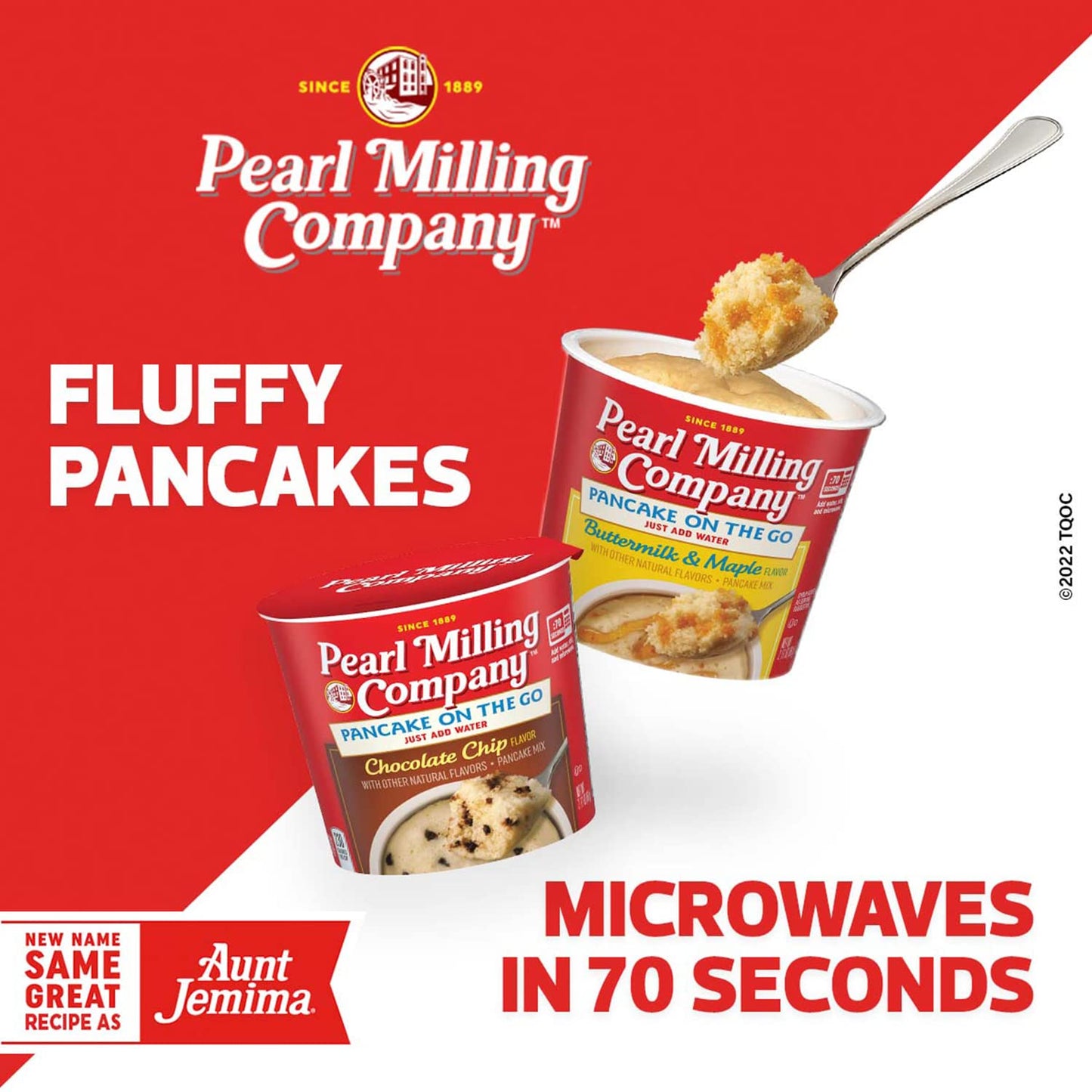 Pearl Milling Company Pancake Cups, 2 Flavor Variety, 2.11 Oz, Pack of 12