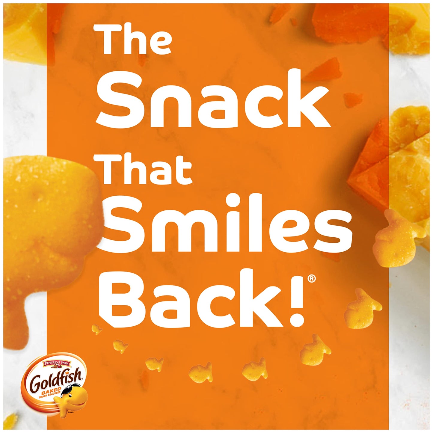 Goldfish Cheddar Crackers, Snack Crackers, Halloween Edition, 27.3 Oz Carton