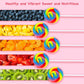 Big Size! 12 Pack Swirl Lollipop, Rainbow Twist And Swirl Lollipops Individually Wrapped Bulk, Kid'S Lollipops Candy For Birthda