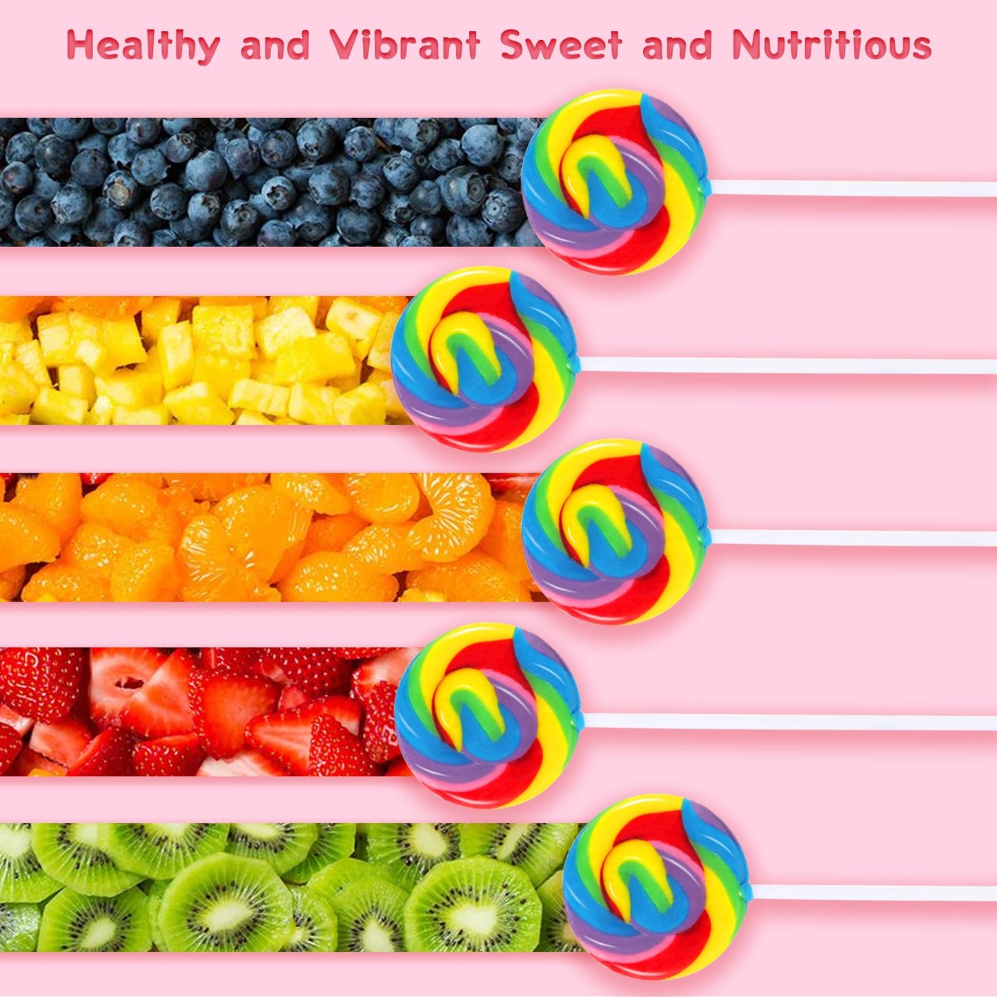 Big Size! 12 Pack Swirl Lollipop, Rainbow Twist And Swirl Lollipops Individually Wrapped Bulk, Kid'S Lollipops Candy For Birthda