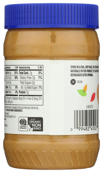 365 by Whole Foods Market, Organic Crunchy Peanut Butter Spread, No Stir, 16 Ounce