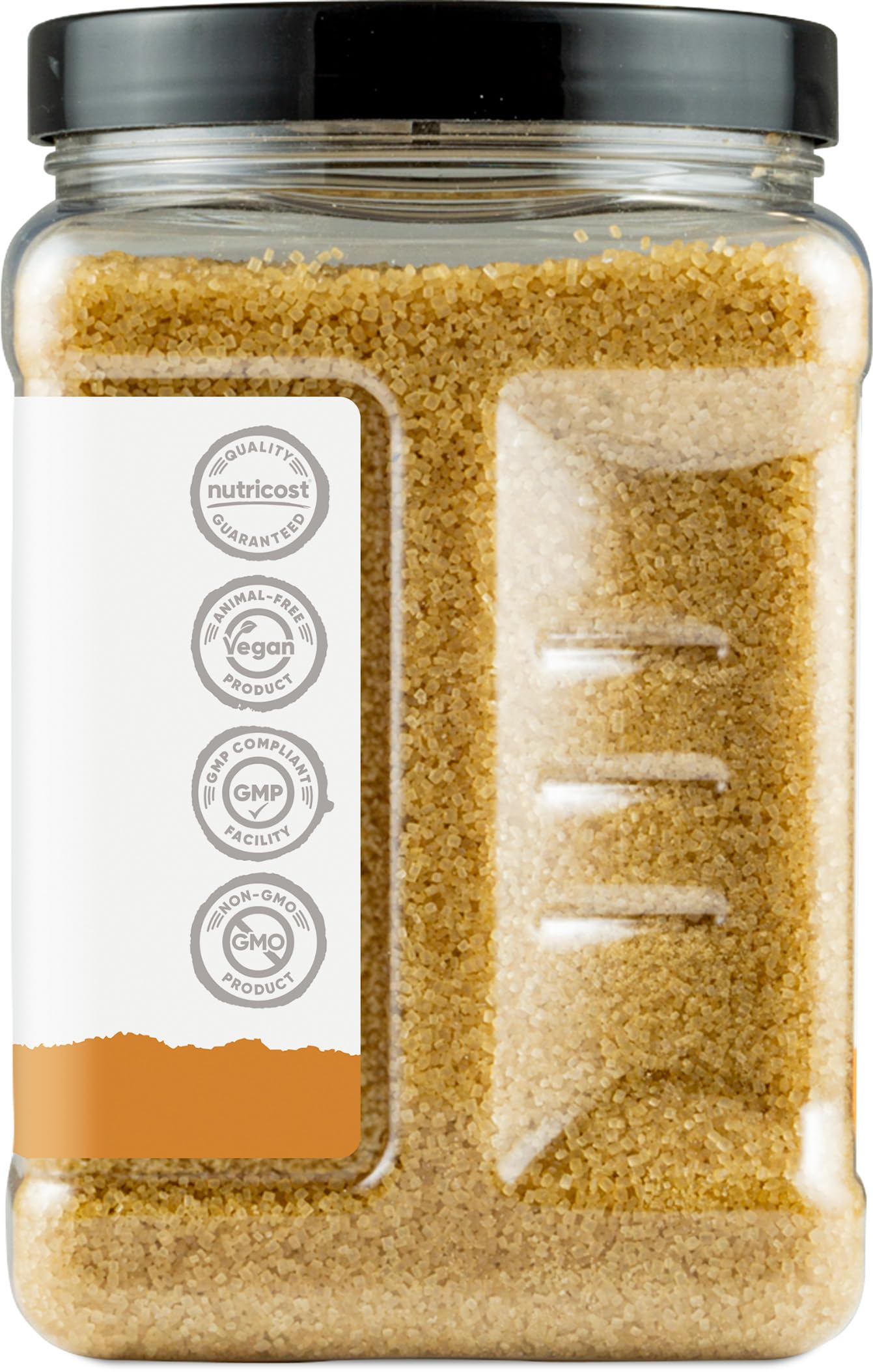 Nutricost Demerara Sugar, Unrefined Raw Cane, 64 Ounce (4 Pound Bottle), Great for Baking and Cooking
