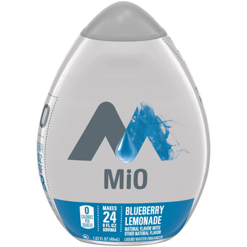 Mio Liquid Water Enhancer - Makes 24 Servings + Vitamins, 1.62 Oz Each, (Blueberry Lemonade, Pack Of 2)
