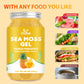 OALSE (28OZ Irish Sea Moss Gel Mango Pineapple Flavor - Natural Seamoss Gel with 92 Minerals and Vitamins - Non-GMO, Gluten-Free