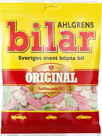 Ahlgrens Bilar - Soft Chewy Marshmallow Cars - 125G