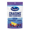 Ocean Spray Craisins Sweetened Dried Cranberries, Sour Blueberry Lemon, 6oz Pouch
