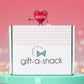 Gift A Snack - Holiday  Christmas Stocking Stuffer Snack Box Variety Pack Care Package + Greeting Card (40 Count) Birthday Sweet  Gift Basket  Candies Chips ers Bars