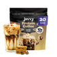 Cookie Dough Protein Iced Coffee - enhanced Whey Protein & Instant Iced Coffees - 100% Natural Cold Brew Coffee - Zero Artificial Flavors & Sweeteners  80 mg Caffeine Per Serving  20 Servings