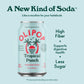 Olipop Prebiotic Soda Pop, Tropical Punch, Prebiotics, Botanicals, Plant Fiber, 12 Fl Oz (12 Cans)