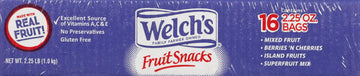 Welch'S Fruit Snacks, Bulk Variety Pack With Mixed Fruit, Superfruit Mix, Island Fruits, Gluten Free, Bulk Pack, 2.25 Oz (Pack O