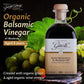 Giusti Organic Balsamic Vinegar of Modena - Pack of 2 x 250ml - Black