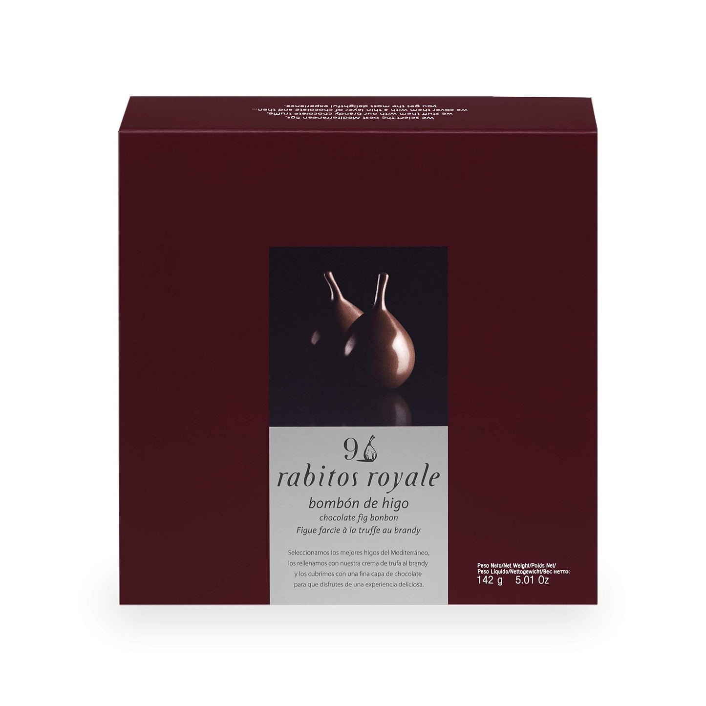 La Higuera Rabitos Chocolate Stuffed Figs - 5 Ounce (Pack of 1) - Brown, Purple