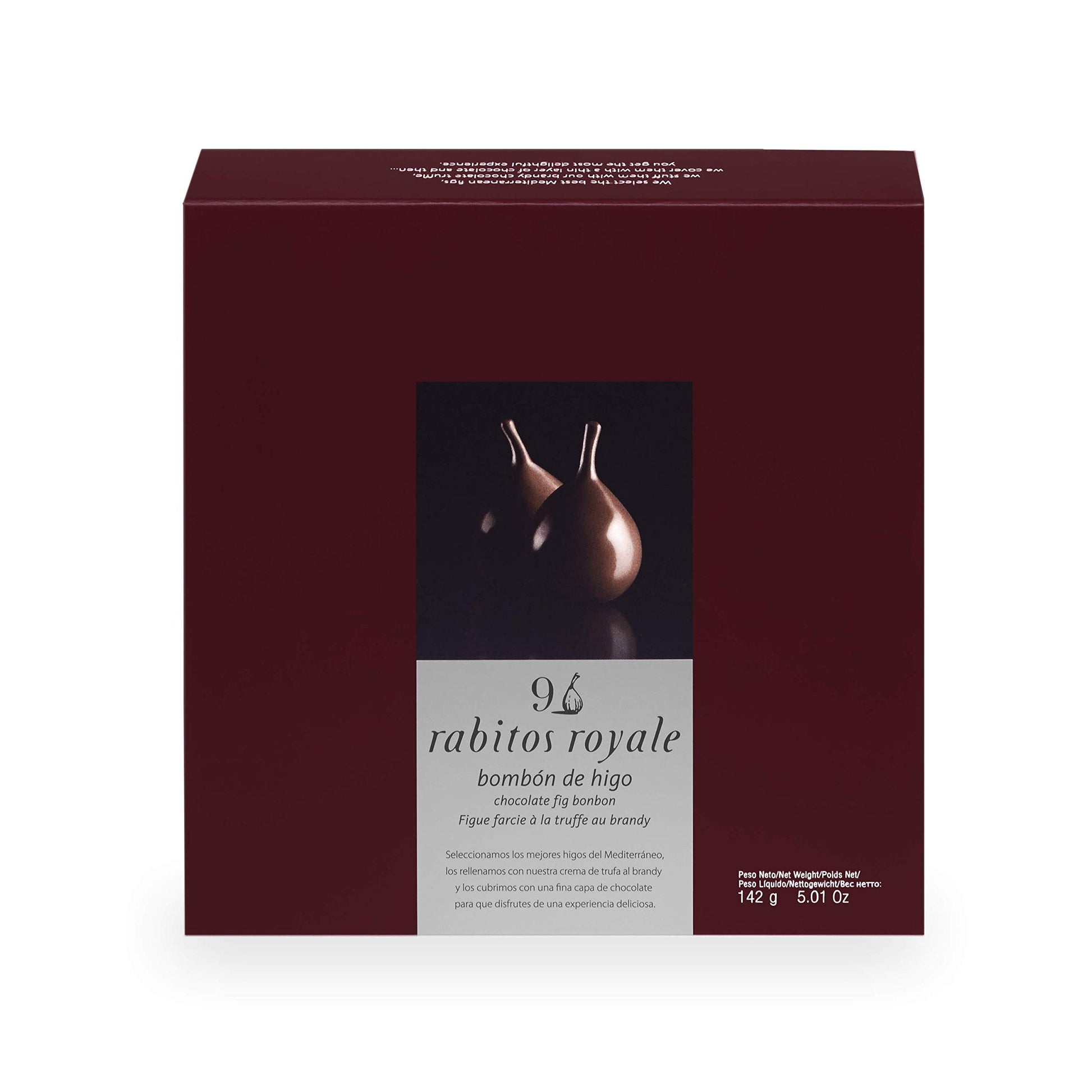La Higuera Rabitos Chocolate Stuffed Figs - 5 Ounce (Pack of 1) - Brown, Purple
