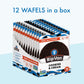 Rip Van Wafels Cookies & Cream Stroopwafels - Healthy Snacks - Non GMO Snack - Keto Friendly - Office Snacks - Low Sugar (3g) - Low Calorie Snack - 48 Count (Pack of 1)