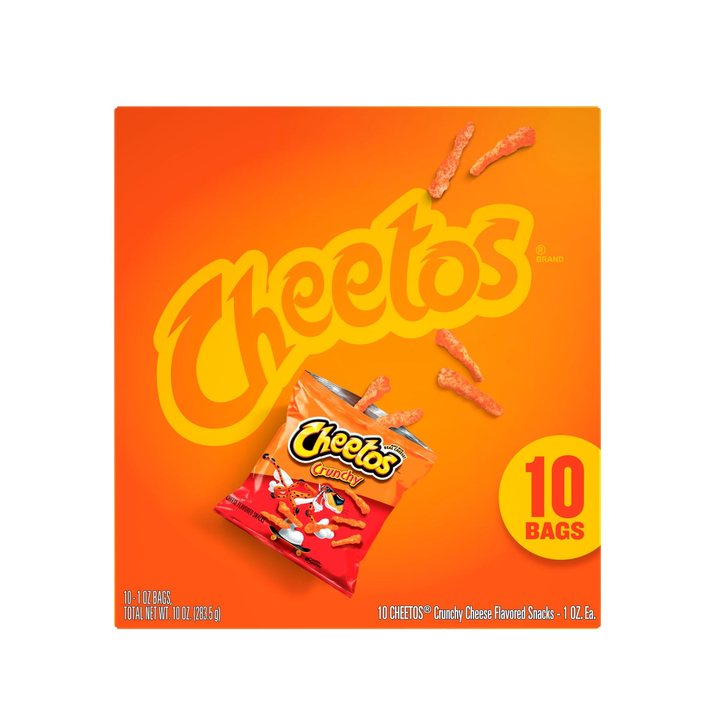 Frito-Lay Cheetos Crunchy, 1 Oz, 10 Ct