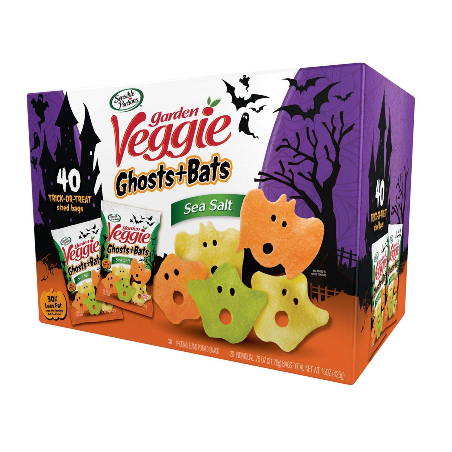 Ghost and Bats Chips Offer (40 Count) Net WT 20 Ounce , 20 Ounce