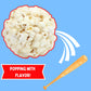 Kathy Kaye Baseball Themed Popcorn Balls, Individually Wrapped Salty Snacks, Sports Party Favor, 8 Pieces Included, 8Oz