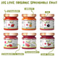 IOS Love Organic Spreadable Fruit - USDA Organic, Non-GMO, Vegan, Gluten Free, No Added Sugar, 10.1 Oz (Pomegranate, Pack of 1)