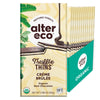 Alter Eco Creme Brulee Truffle Thins, Chocolate Bar with Gooey Ganache Truffle Filling, Organic, Gluten & Soy-Free, Non-GMO Snac