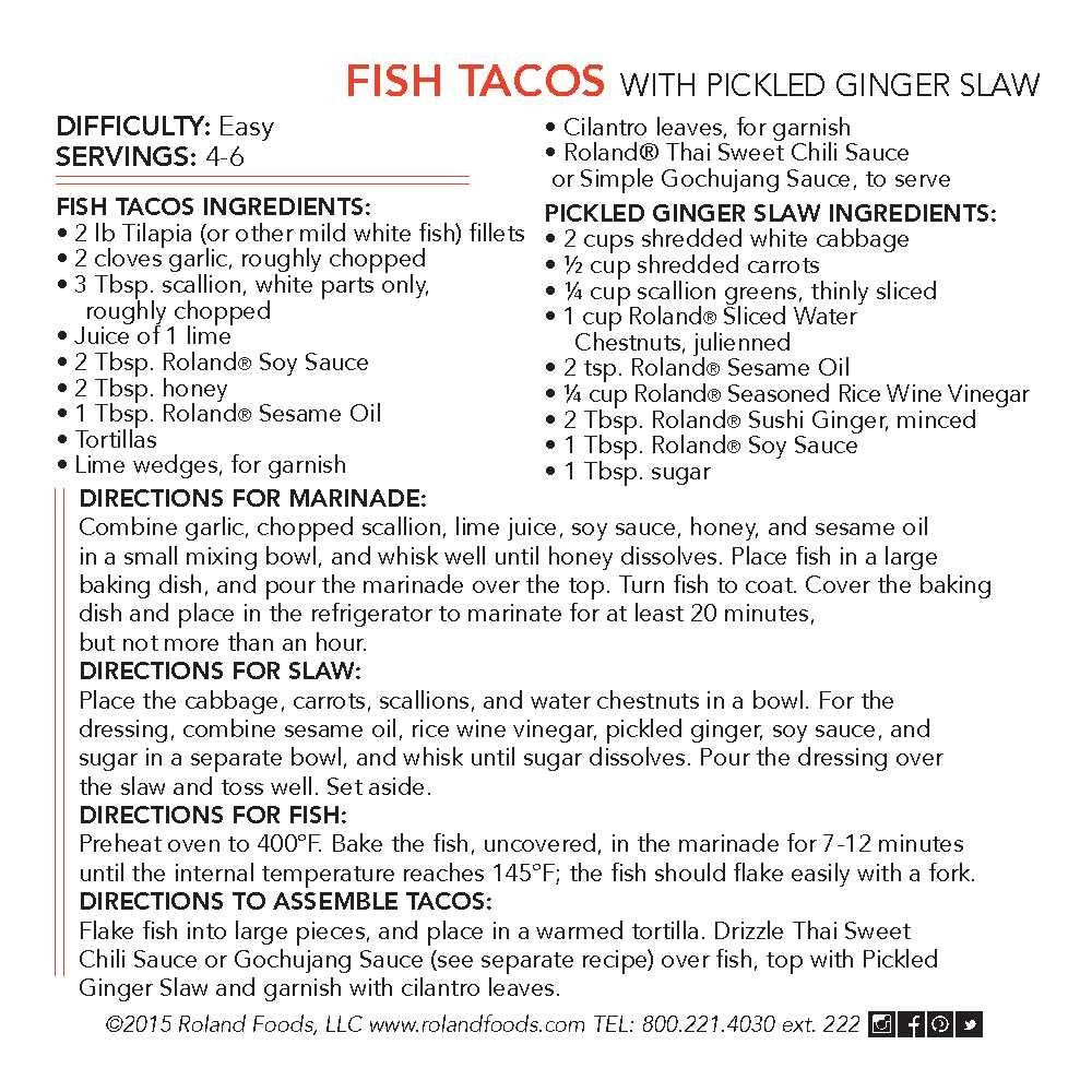 Roland Foods Sushi Ginger, 16 Ounce, Pack of 6, Model 60370