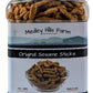 Medley Hills Farm Sesame Sticks Original Snacks - 16 Ounce Reusable Container - Delicious Midday Snack