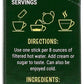 Rex Coffee Organic Fairtrade Decaf Freeze-Dried Instant Sticks - Naturally Decaffeinated Arabica  25 Single-Serve Packs  Mountain Water Process