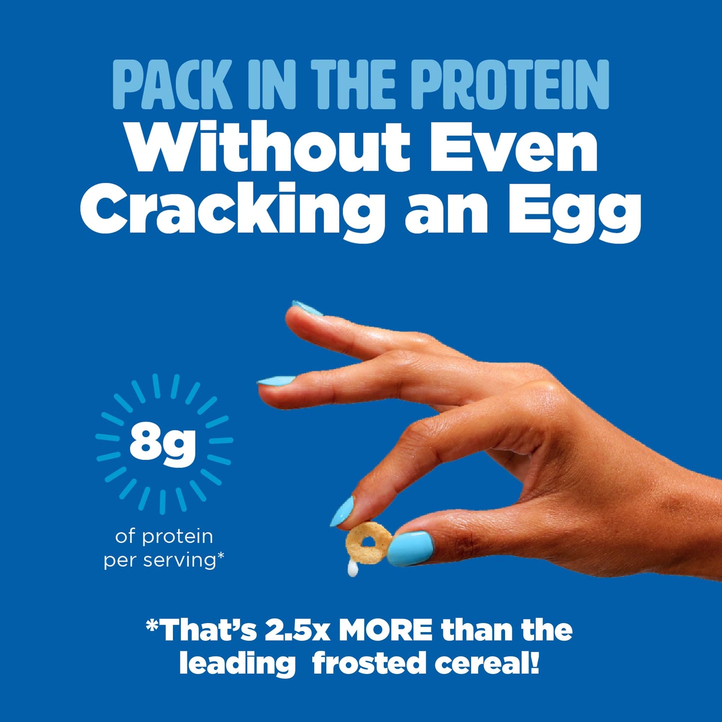 Plant-Based And Vegan Breakfast Cereal By Three Wishes - Frosted, 4 Pack - More Protein And Less Sugar Snack - Gluten-Free, Grai