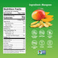 Crispy Green Freeze-Dried Mango Fruit Snacks, No Sugar Added, 0.63 Ounce (Pack of 12)