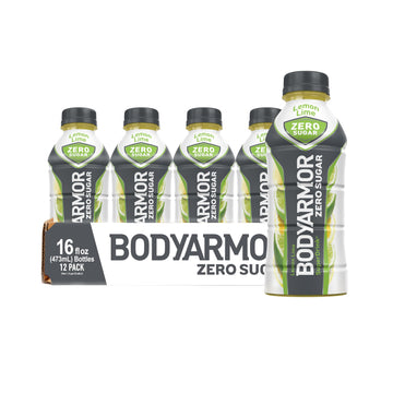 Bodyarmor Zero Sugar Lemon Lime, Sugar Free Sports Drink - Low-Calorie Hydration - Natural Flavors With Potassium Packed Electro