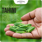 Organic Whole Sesame Tahini Paste - Bulk 6.6lb Bucket - Unhulled & Stone-Ground - Silky Smooth Texture in Hummus, Dips, Dressing