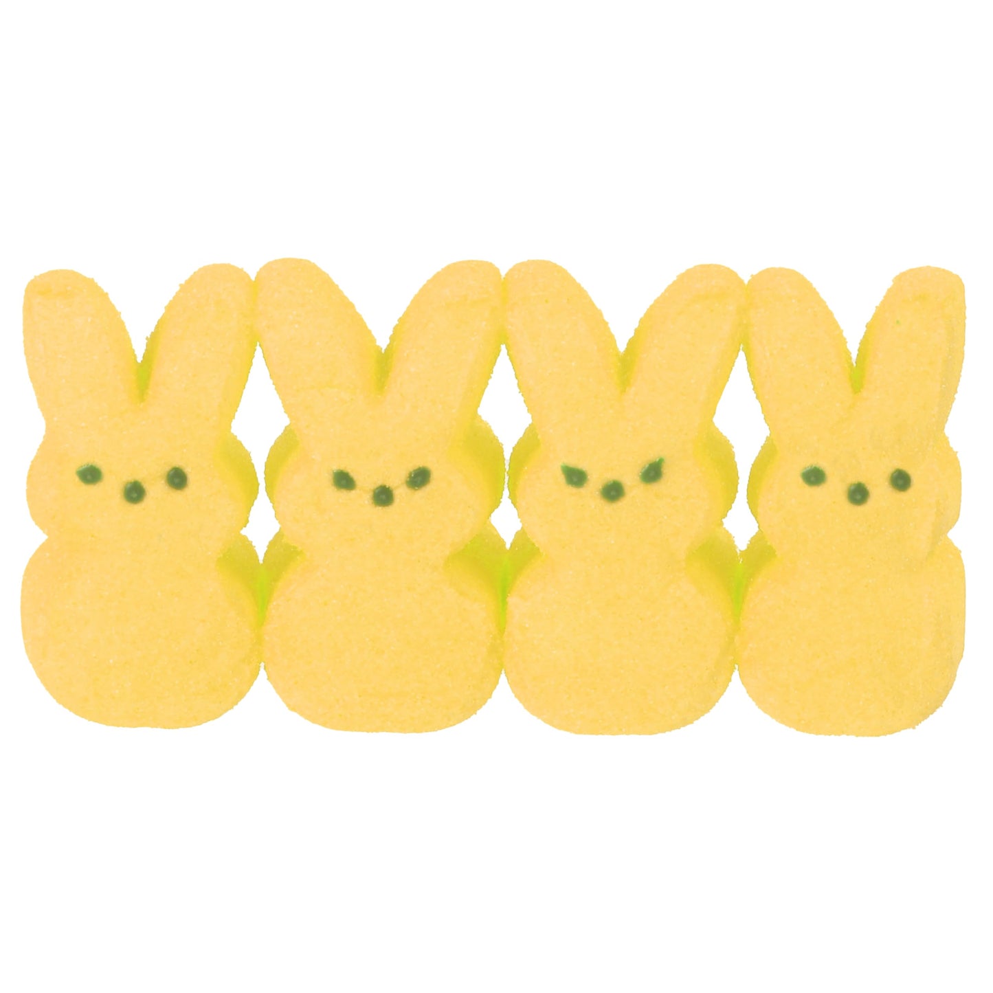 Peeps Bulk Marshmallow Yellow Bunnies, Easter Candy, 24 Packs Of 4 Count, Easter Basket Stuffers