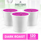 Day To Day Coffee French Roast Dark Roast Coffee Pods for K-Cup malt-inspired, 120 Count