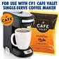 Caf   Valet Regular Dark Roast Single Serve Coffee Packets - 84 Count - For Use With Caf   Valet Single Serve Cofee Makers - Dis