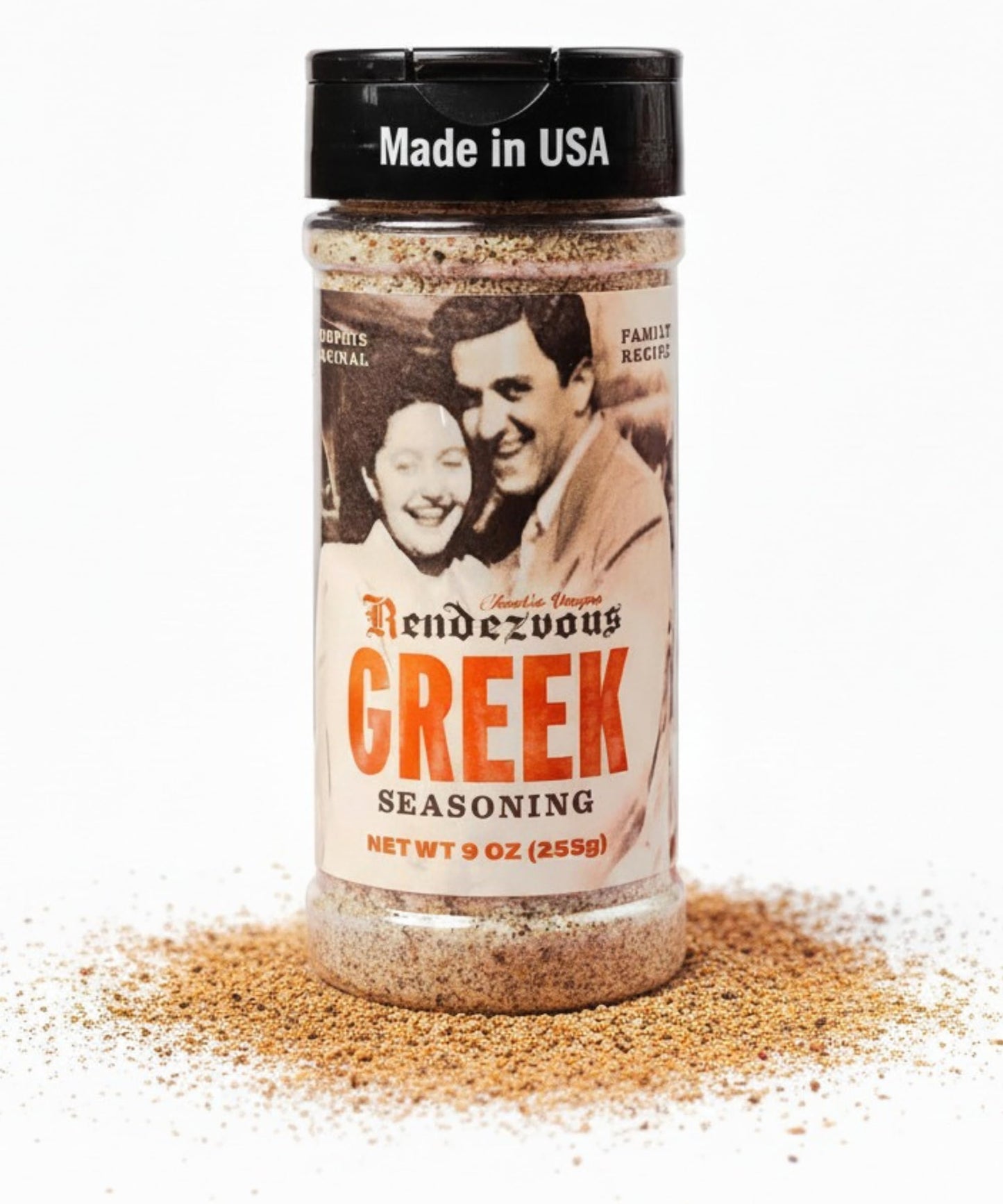 Charlie Vergos Rendezvous Greek Seasoning 9 oz - Chicken seasoning - All Purpose Seasoning Blend for Grilling, Beef, Pork, Seafo
