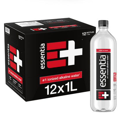 Essentia Water Bottled, Ionized Alkaline Water:99.9% Pure, Infused With Electrolytes, 9.5 pH Or Higher With A Clean, Smooth Tast