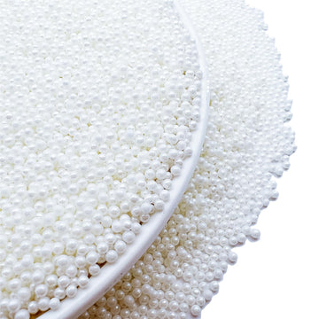 Se Si&Moos White Sprinkles White Nonpareils Edible Pearls For Cake Decorating Small Pearl Sprinkles Halloween Cake Decorations C