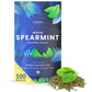 Cederberg Organic Spearmint Herbal Tea - 100 Bags, Caffeine Free, Non-GMO, Eco-Friendly
