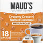 Maud's Salted Caramel Flavored Coffee Pods, 18 ct, Medium Roast Flavored Coffee in Recyclable Single Serve Pods - 100% Arabica B
