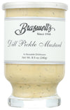 Braswells Dill Pickle Mustard 8.5 ounce jar