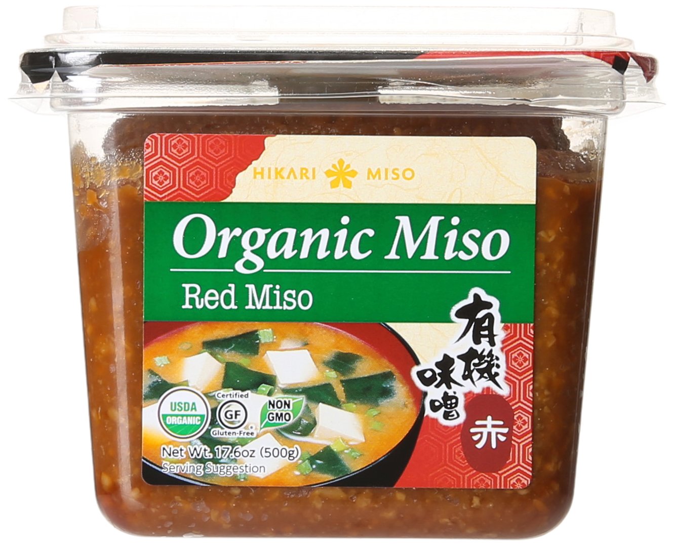 Hikari Organic Miso Paste, Red, 17.6 oz