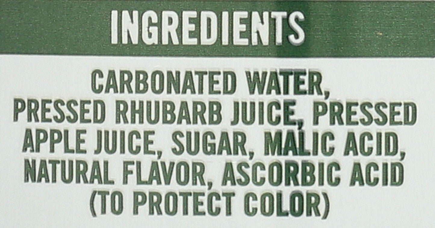 Cawston Press Sparkling Water, Rhubarb & Crisp Apple, 11 Fl Oz (Pack of 4)