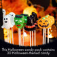 Fusion Select Candy Lollipops - Halloween Suckers - Trick Or Treat Candies For Kids - Frankenstein'S Monster, Jack O Lantern, Gh