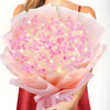 BABORUI DIY Artificial Flower Bouquets, Butterfly Bouquet Kit Gift for Valentines Day Mothers Day Wedding Birthday