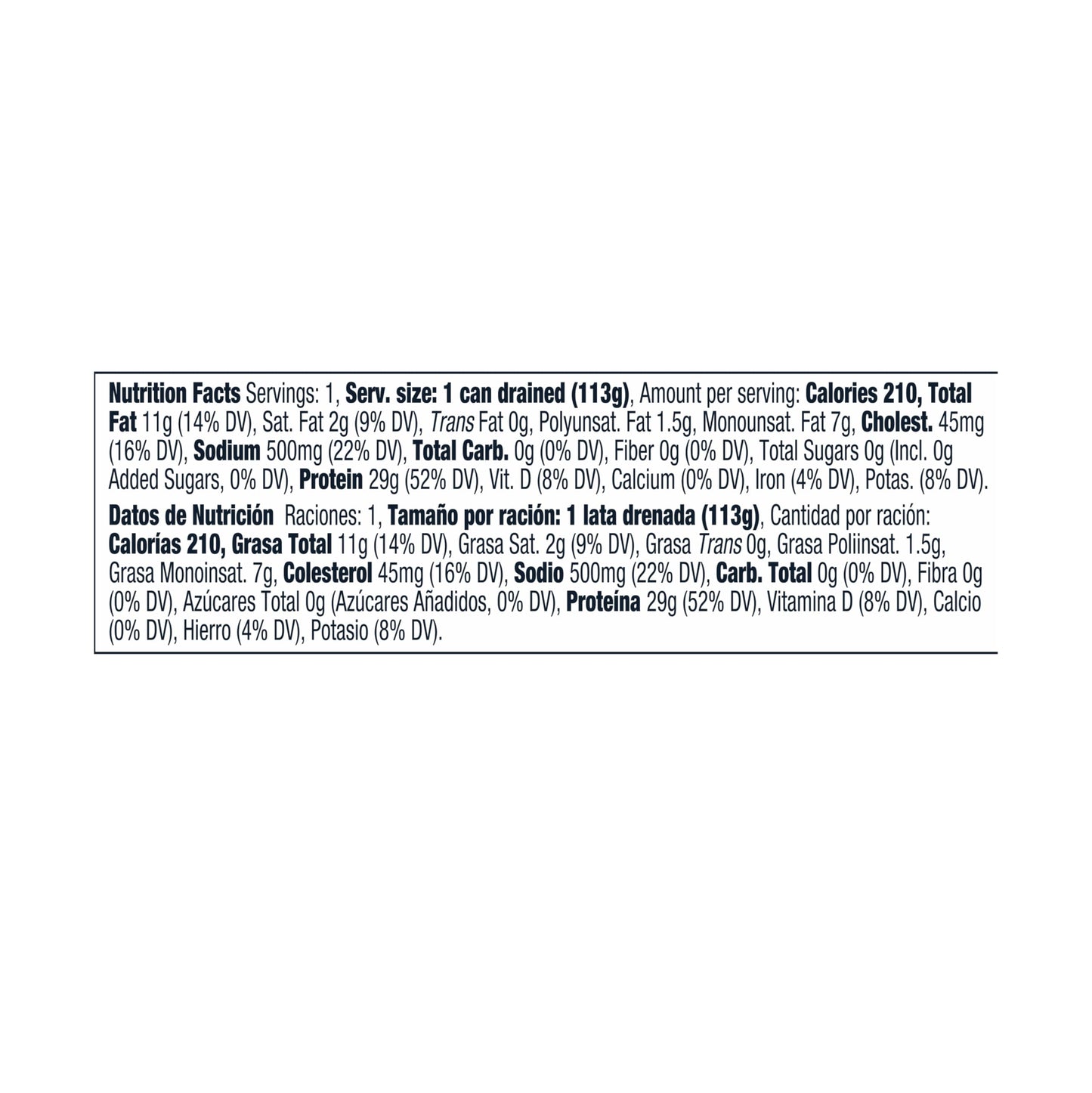 Van Camps Seafood Solid Light Yellowfin Tuna In Olive Oil, 5 Oz. Can (Pack Of 24), Wild Caught Canned Tuna