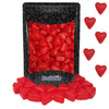 Fruidles Valentines Cherry JuJu Hearts Jelly, Delicious Gummy Candy, Fun and Festive Holiday Snacking, Party Favor (1 Pound)