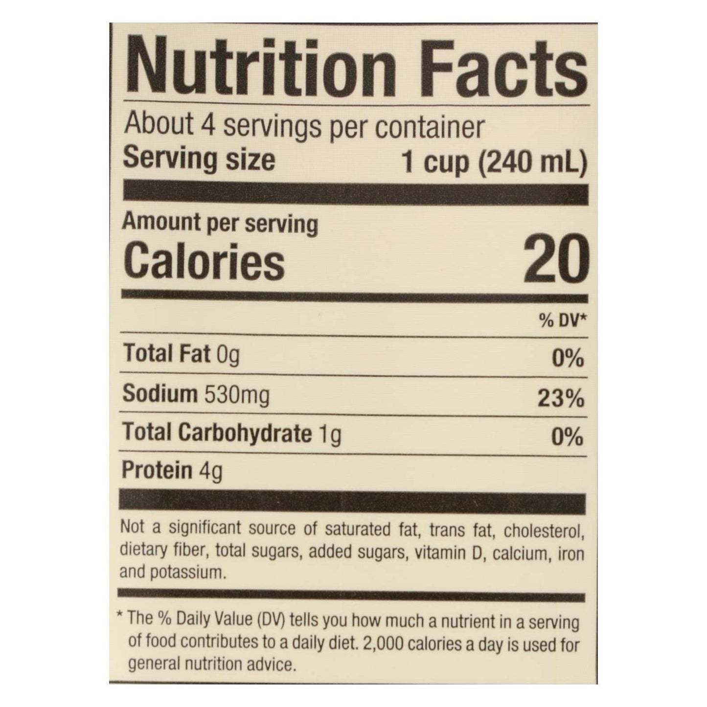 Pacific Natural Natural Beef Broth (12X32 Oz) Gluten Free Kosher