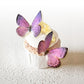 Sugar Robot Edible Butterflies - Large Cake Toppers - 3 inches - Light Purple - Premium Crafted - Made in the USA